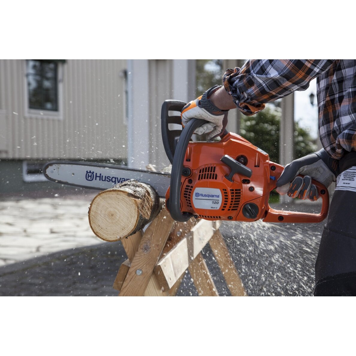 Grandininis pjūklas Husqvarna 120 mark II 1 Grandininis pjūklas Husqvarna 120 mark II 1