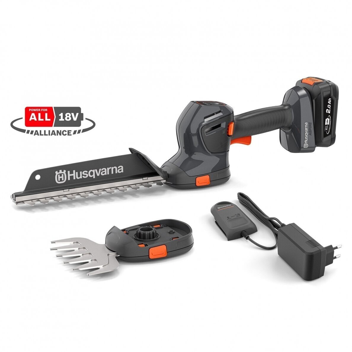 Husqvarna Žirklės žolės ir krūmų  „Aspire™ S20-P4A su akumuliatoriumi ir įkrovikliu“ 2