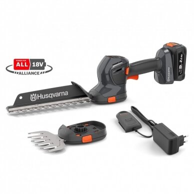Husqvarna Žirklės žolės ir krūmų  „Aspire™ S20-P4A su akumuliatoriumi ir įkrovikliu“ 2